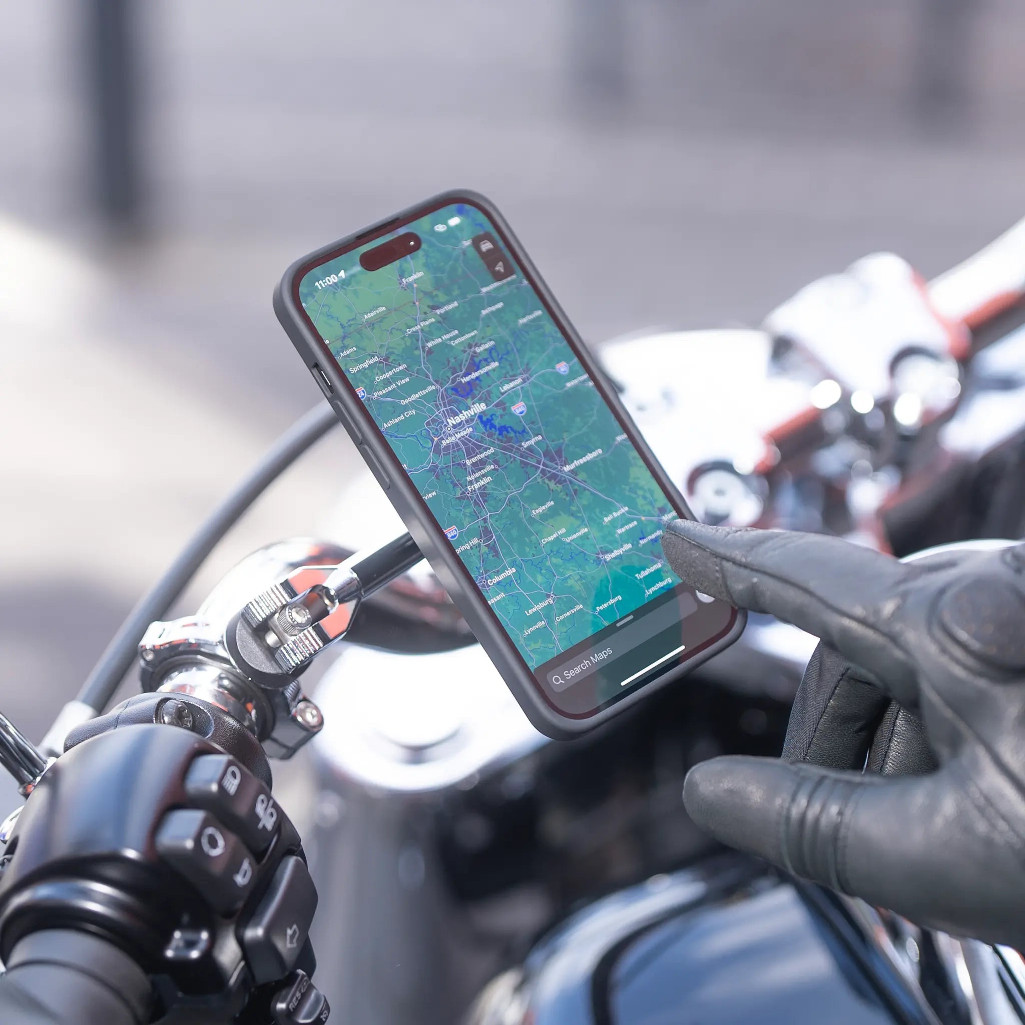 SP Moto Mount 3D 1 1/2" - Universele Motorfiets Telefoonhouder